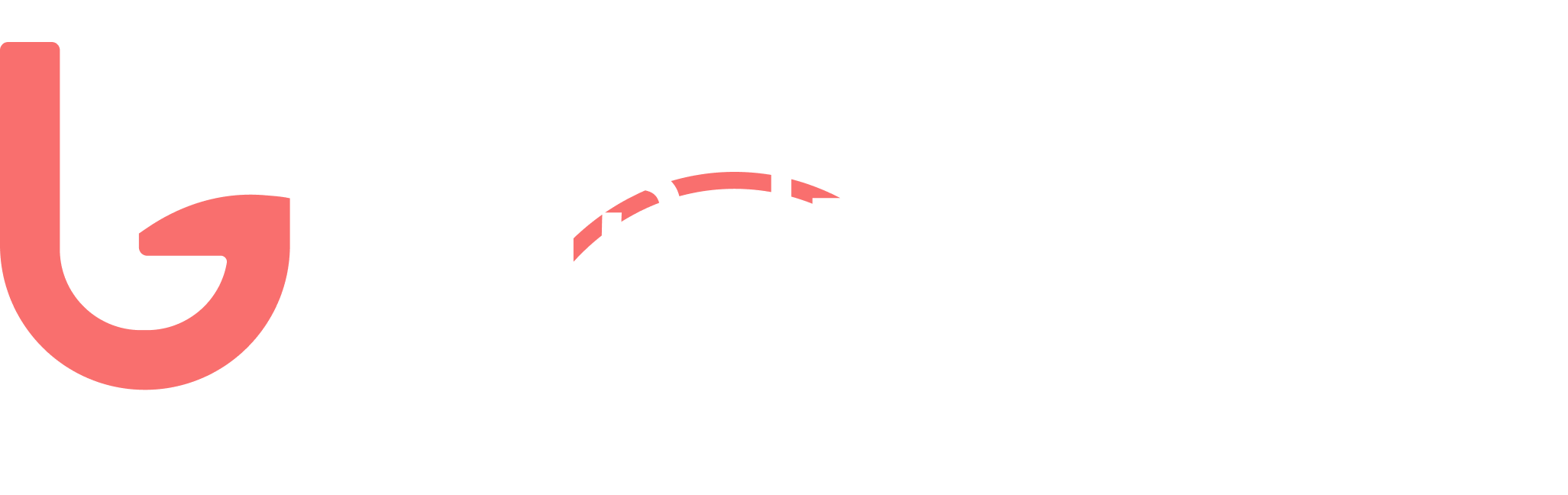 Luis Gilberto Logo - Coral Mark White Type