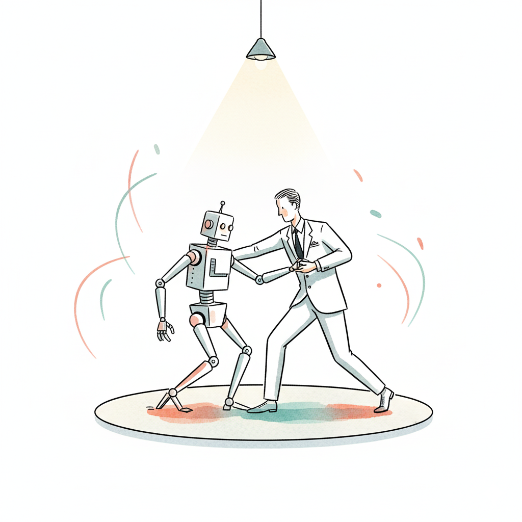 Writer removing theatrical masks labeled 'expertise', revealing honest face underneath